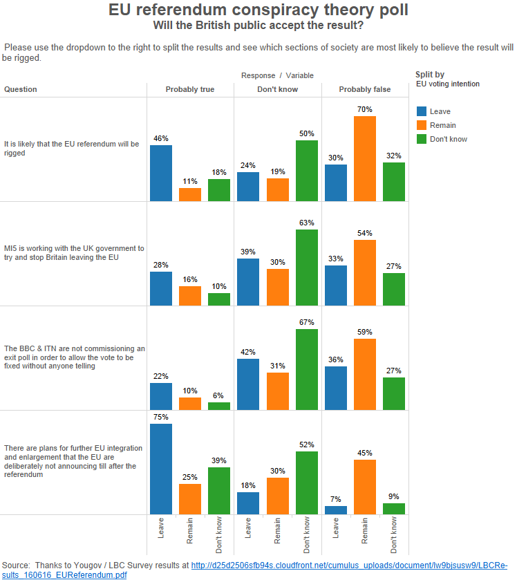 EU referendum conspiracy theory poll