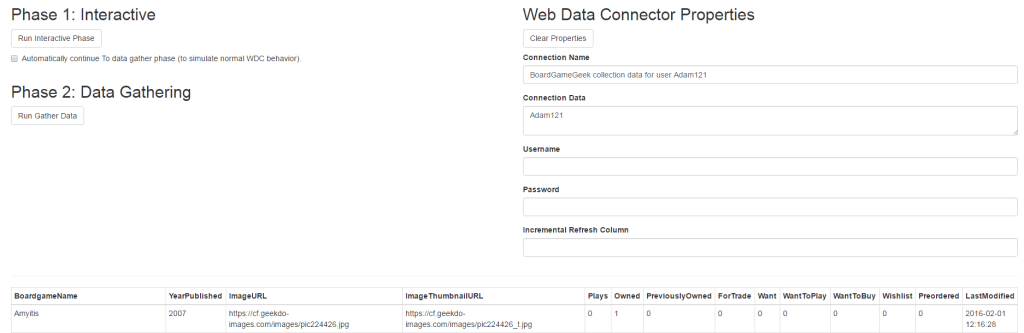 Creating my first Tableau web data connector : part 3 – Dabbling with Data
