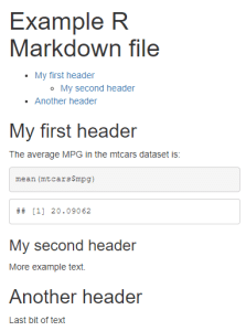 Tips and tricks for knitting R Markdown – Dabbling with Data
