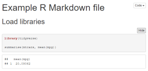 Tips and tricks for knitting R Markdown – Dabbling with Data